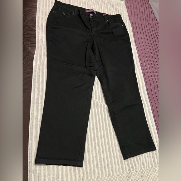 Gloria Vanderbilt Amanda black size 18W women’s plus - Picture 1 of 3